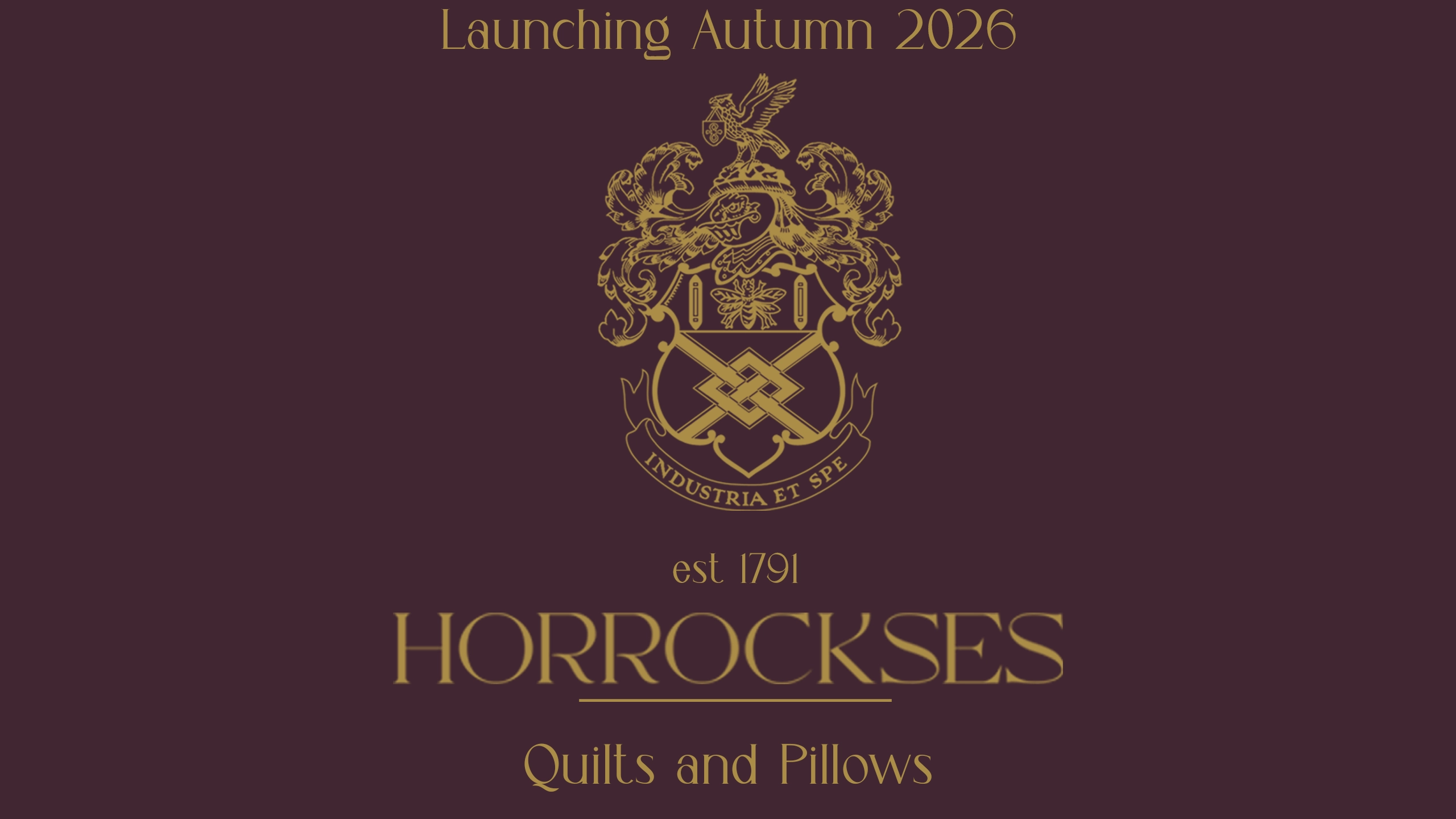 Horrockses — Quilts and Pillows, launching Autumn 2026